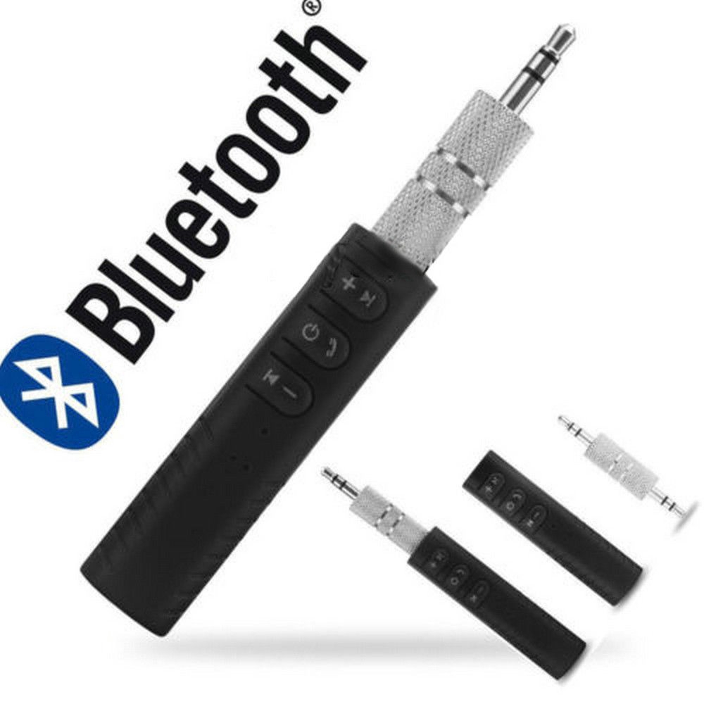 Bộ thu tín hiệu âm thanh không dây kết nối Bluetooth 3.5mm AUX cho xe hơi