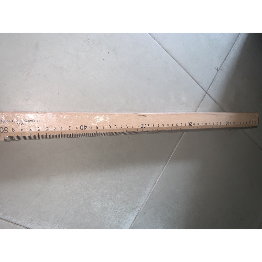 THƯỚC GỖ 50CM LOẠI TỐT