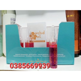 Huyết thanh Kleral Orchid Oil Keratin cho tóc khô hư tổn 10mlx10 (ITALY)- hộp