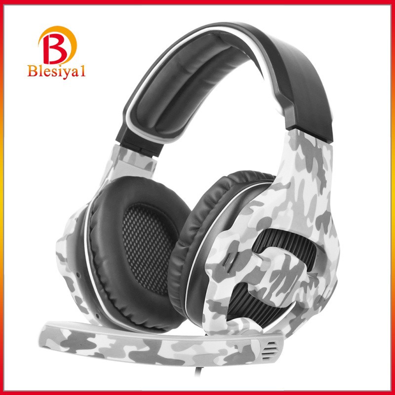 [BLESIYA1] Professional LED PC Gamer Headsets 3.5mm Wired Headphones with MIC Over Ear