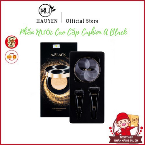 Phấn Nước Cao Cấp Cushion A Black Hàn Quốc , Chống Nắng 47+/PA++ - CSTOREVN , Che Khuyết Điểm [ CHÍNH HÃNG ]