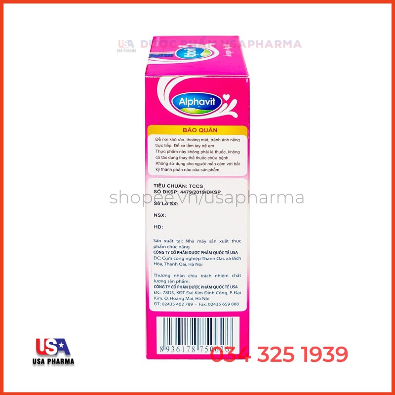 Siro ALPHAVIT Ăn ngon bổ sung DHA và các VITAMIN thiết yếu cho trẻ - Hộp 20 ống