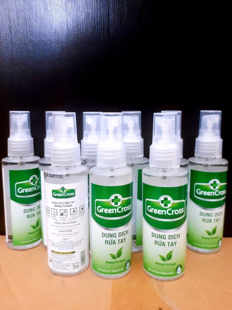 Nước rửa tay GREEN CROSS  chai 70ml dạng xịt. | BigBuy360 - bigbuy360.vn