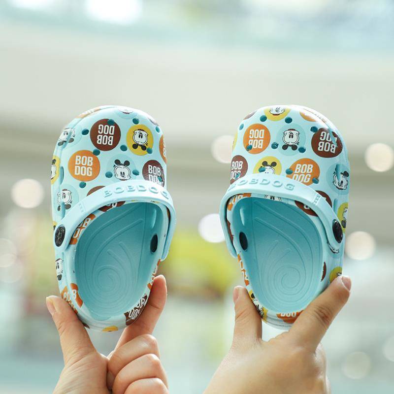 BUBBA bé lỗ mùa hè bé trai 1-3 tuổi 2 cô gái trẻ sơ sinh chống trượt Dép trẻ em cho bé gái dép trẻ em