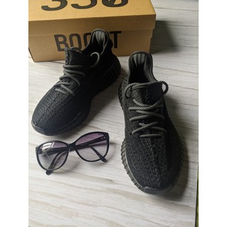 Giày Sneaker Yz 350 Đen Full Phản quang