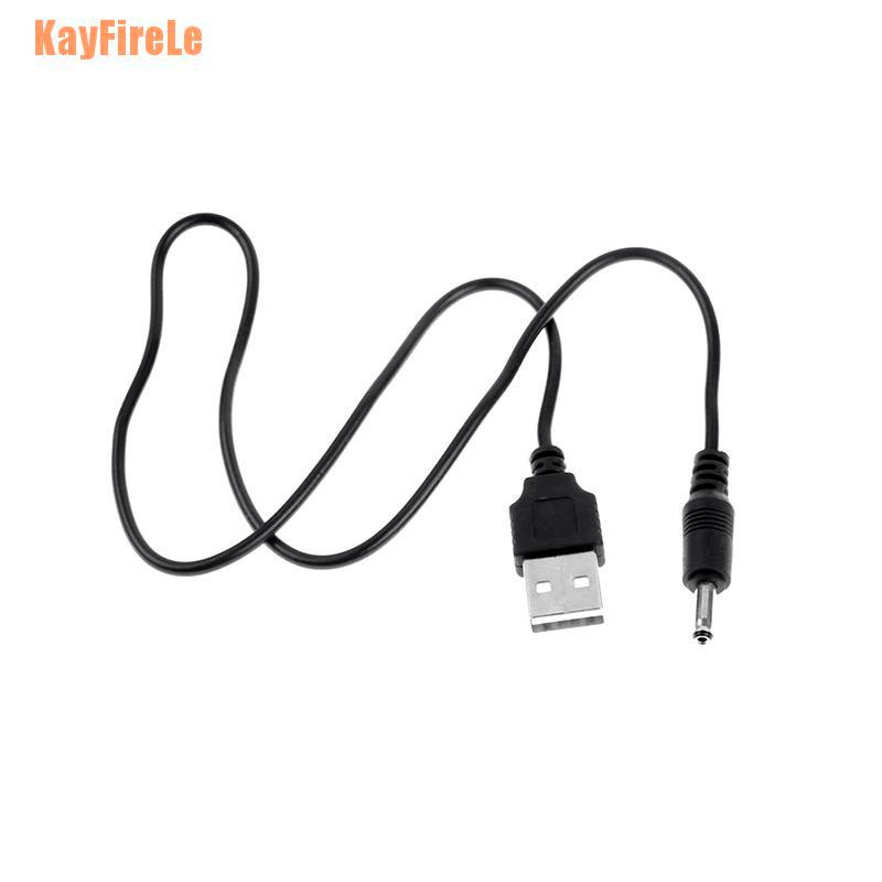 Dây Cáp Sạc Usb Male Sang 3.5mm Dc Plug Cho Máy Tính Bảng / Pc