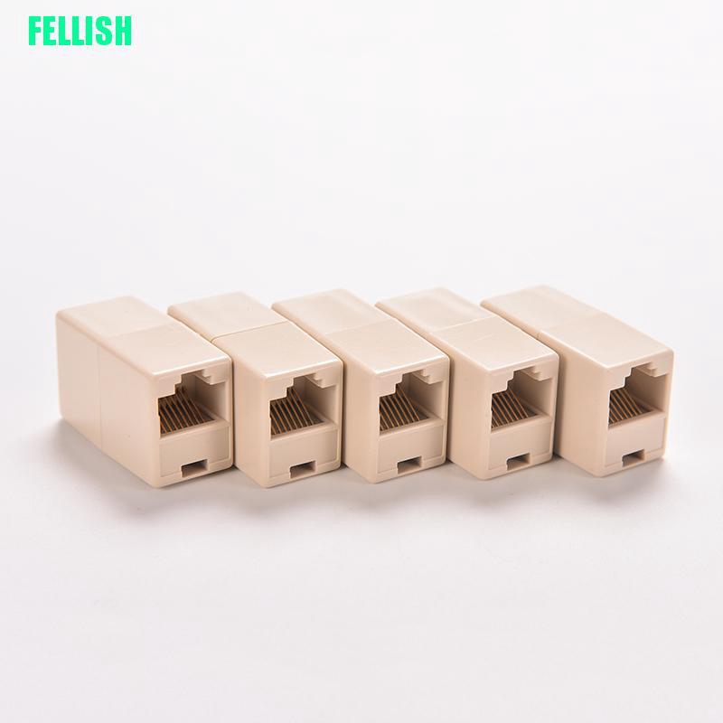 Set 5 Đầu Nối Dây Cáp Mạng Lan Rj45 Cat5 Chuyên Dụng