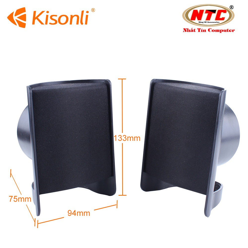 Loa vi tính 2.1 kiêm Bluetooth Kisonli TM-6000U hỗ trợ nghe USB/Thẻ nhớ-