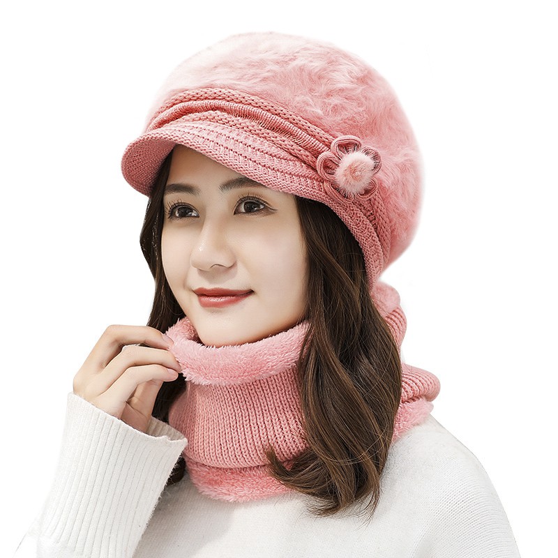 Nón len ấm áp thời trang dành cho nữ