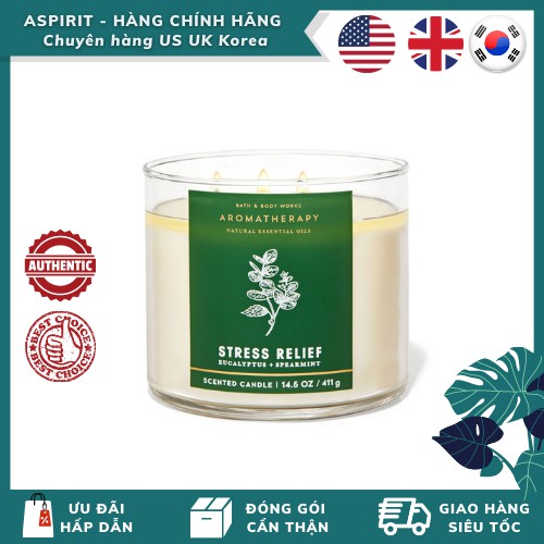 🌸🌸HOT SALE🌸🌸 Nến Thơm Bath And Body Works Scented Candle 3 Bấc 411g