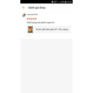 Thuốc diệt kiến gián HT - KILL dạng gói 10gram