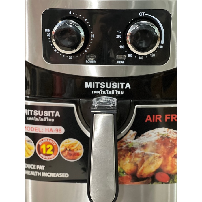 Nồi chiên không dầu MITSUSITA Model HA-98 Bảo hành 12 tháng