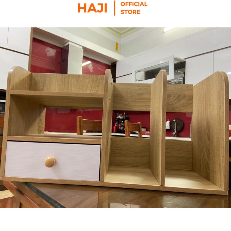 Kệ đa năng nhiều ngăn phân chia vật dụng khoa học nhỏ gọn thương hiệu HAJI A176