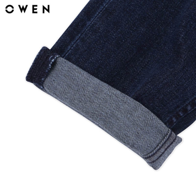Quần Jean dài nam Owen dáng Slimfit màu xanh đậm - QJSL23054 | BigBuy360 - bigbuy360.vn