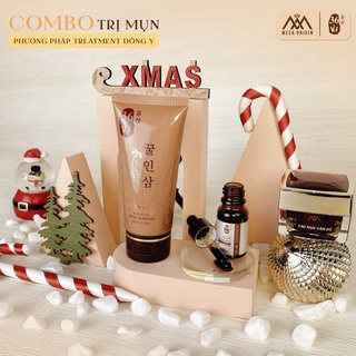 Combo cao mụn sâm đỏ , cốt thảo dược và sữa rữa mặt