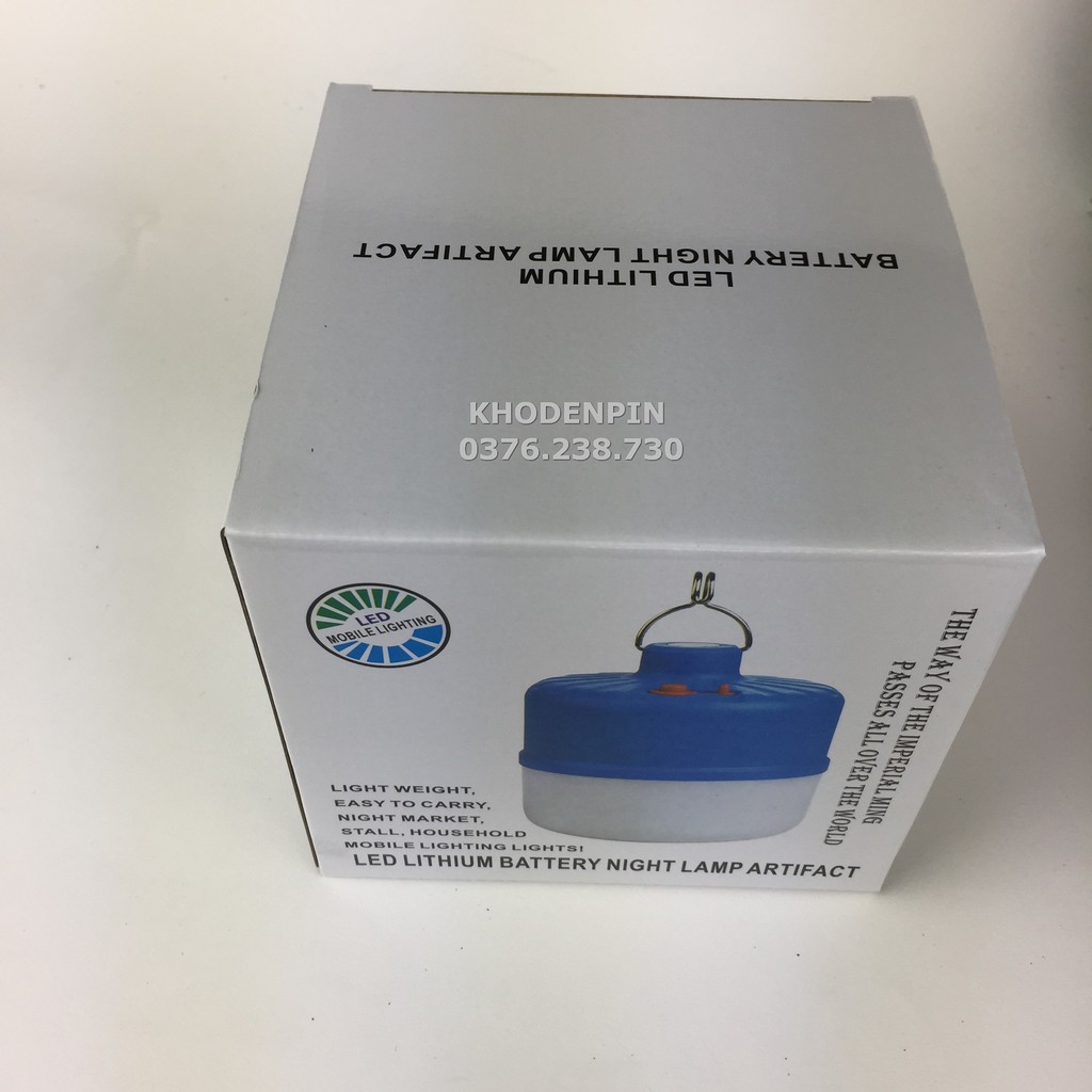 Bóng đèn tích điện 6h-8h  loại 150w sạc tích điện LED có móc treo , bóng tỏa sáng rộng