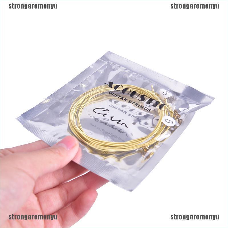 Bộ 6 Dây Đàn Ghi Ta Lõi Thép Lục Giác
