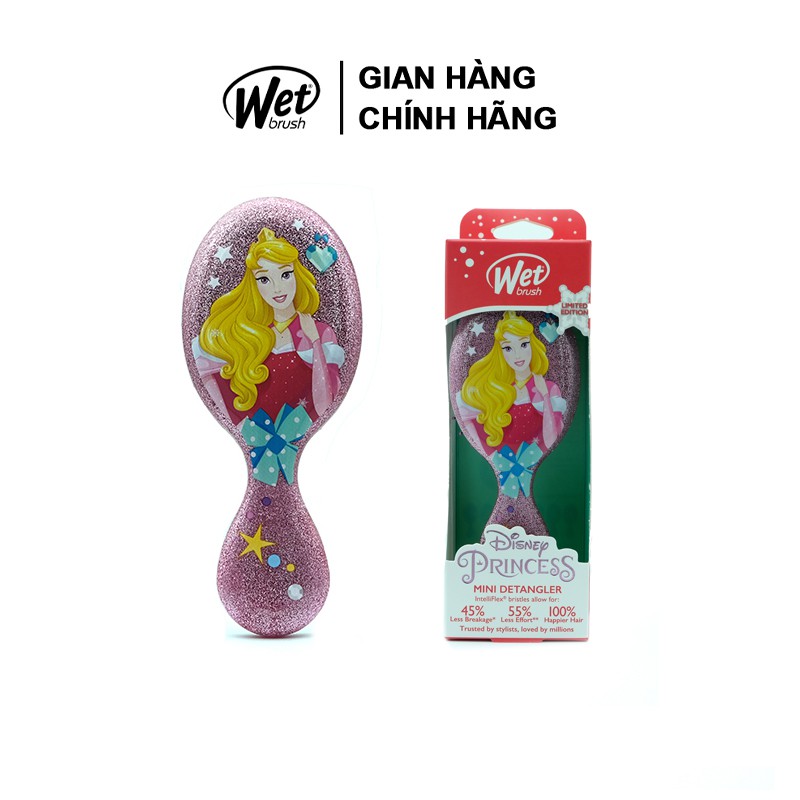 [CHÍNH HÃNG] Lược gỡ rối WET BRUSH dòng mini truyền thống công chúa AUROG