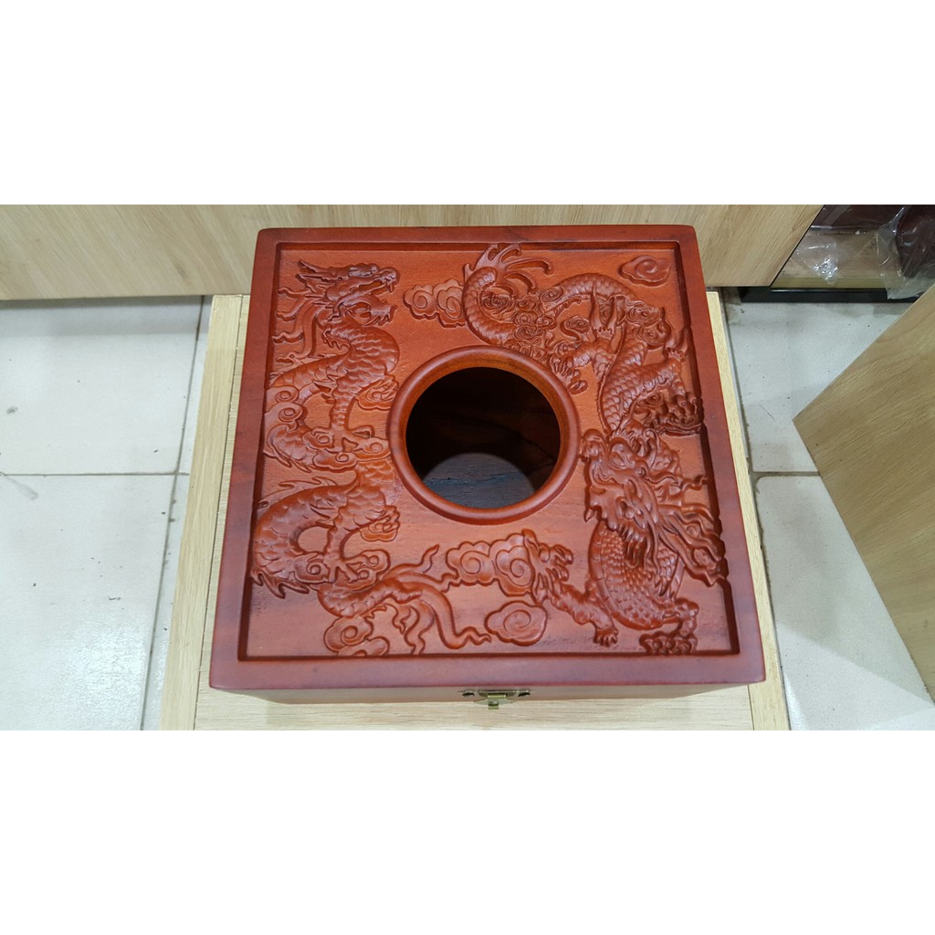 Hộp giấy vuông song long | BigBuy360 - bigbuy360.vn