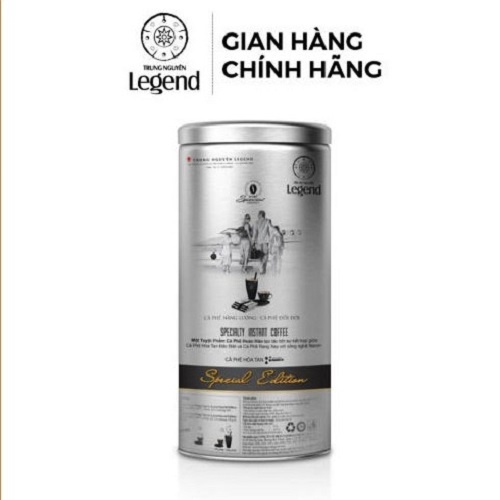 [Trung Nguyên Ecoffee] Cà Phê Legend Special Edition - Hòa Tan Sữa (Lon 12 gói) - Trung Nguyên Legend