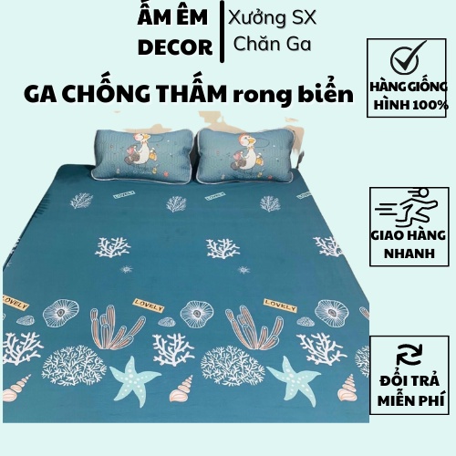 [XƯỞNG GA CHỐNG THẤM] Mẫu ga chống thấm cotton size M6 - M8 bảo vệ nệm mẫu mới 2021 - Ga chống thấm cotton M6 - M8