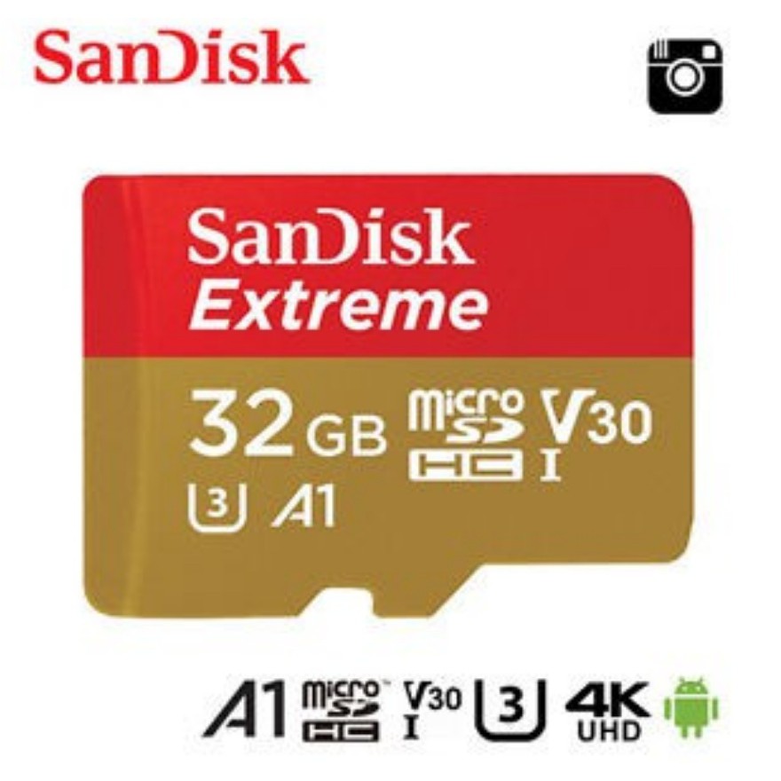 Thẻ nhớ microSDXC Extreme 667X A1 V30 4K 64GB/32GB UHS-I U3 100MB/s | BigBuy360 - bigbuy360.vn