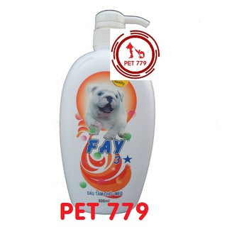 Sữa Tắm Fay 3 Sao 800ml (cho chó mèo)