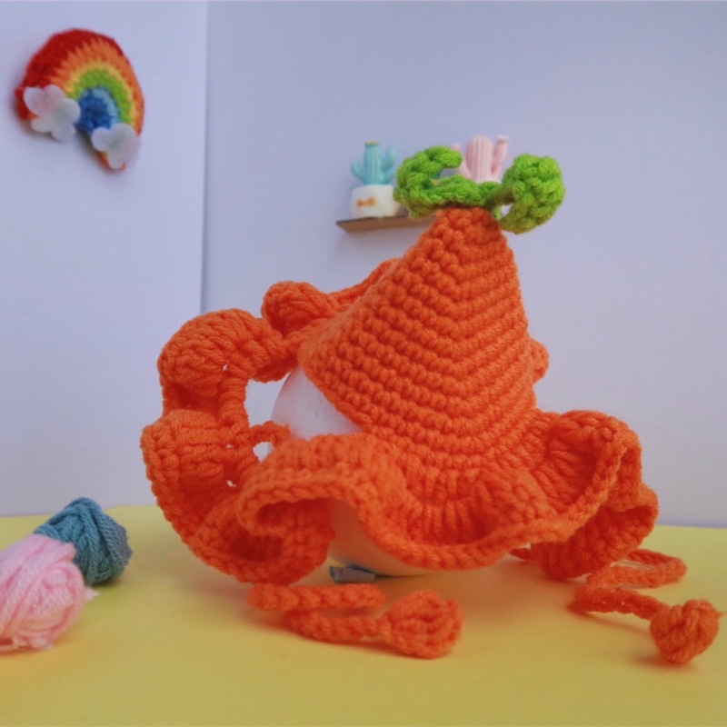 Mũ cà rốt cho mèo dễ thương