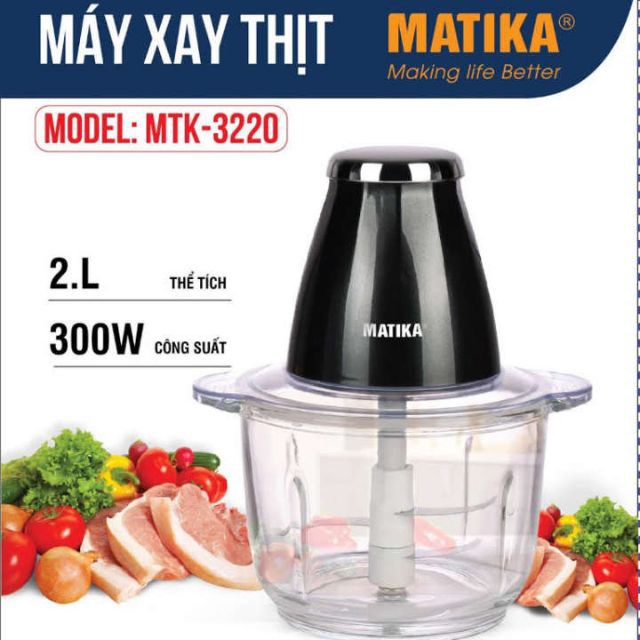 Máy xay thịt matika 3220