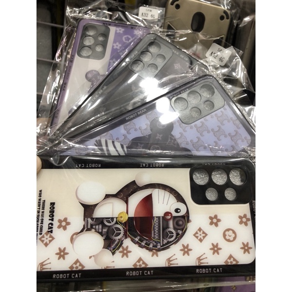 Samsung A32 Ốp lưng viền dẻo lưng kính in hình cực đẹp