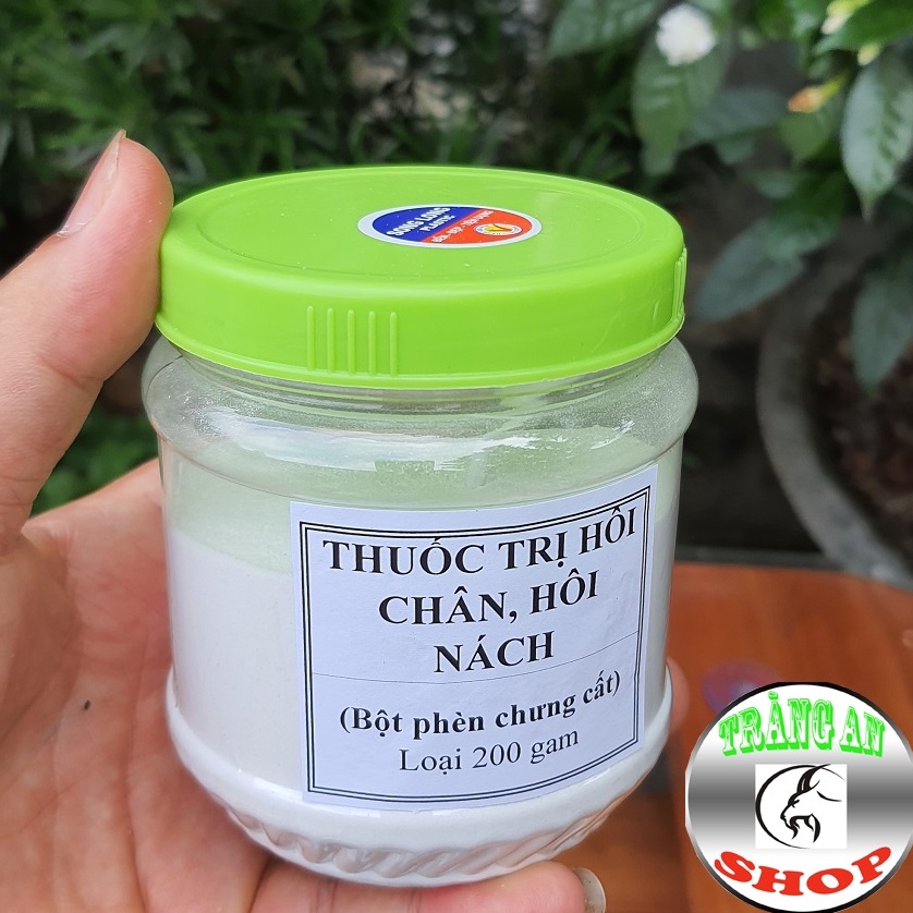 Bột Phèn Chưng Cất, Lọ 200g Bột Mịn, Không Sạn, Tự Nhiên