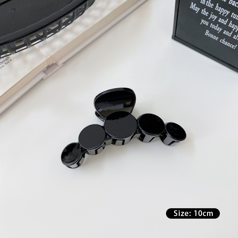 Kẹp Tóc Màu Đen Đơn Giản Thời Trang Hàn Quốc Dành Cho Nữ