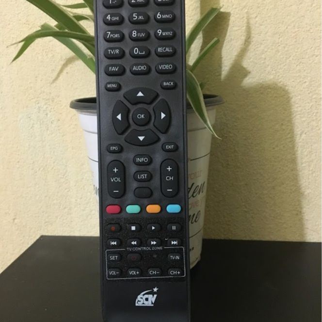 Điều khiển đầu SCTV loại tốt zin theo máy - Tặng kèm pin  - Remote SCTV