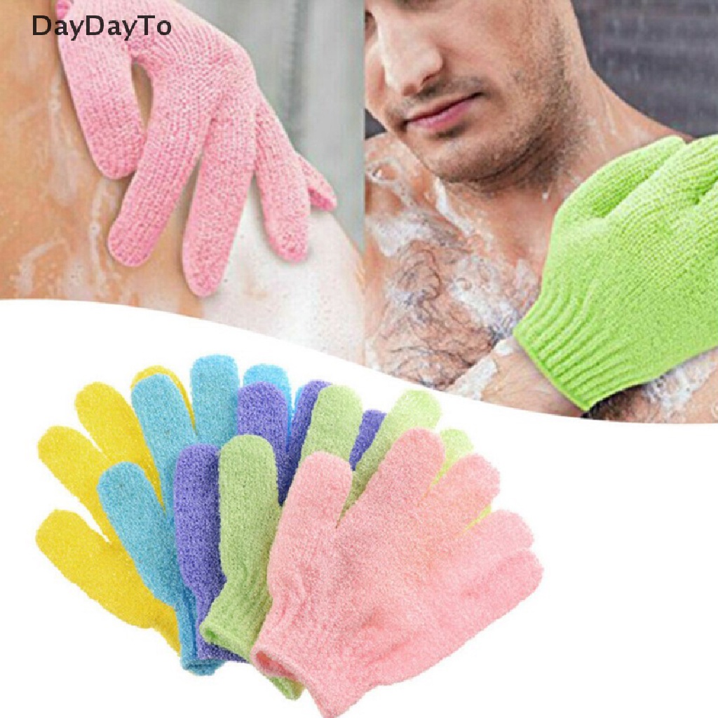 Set 5 Găng tay đi tắm Tẩy Tế Bào Chết Mát Xa Cơ Thể Daydoyto