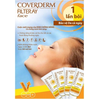 [CHÍNH HÃNG] Kem chống nắng COVERDERM FILTERAY FACE PLUS SPF 40/60/80