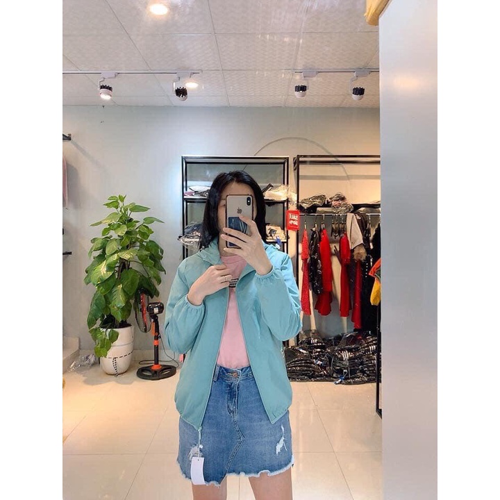 Áo khoác Gió nữ, áo khoác dù nữ 2 Lớp Lót Lưới Store Phương Loan Siêu Phẩm Chống Nước Mùa Lạnh