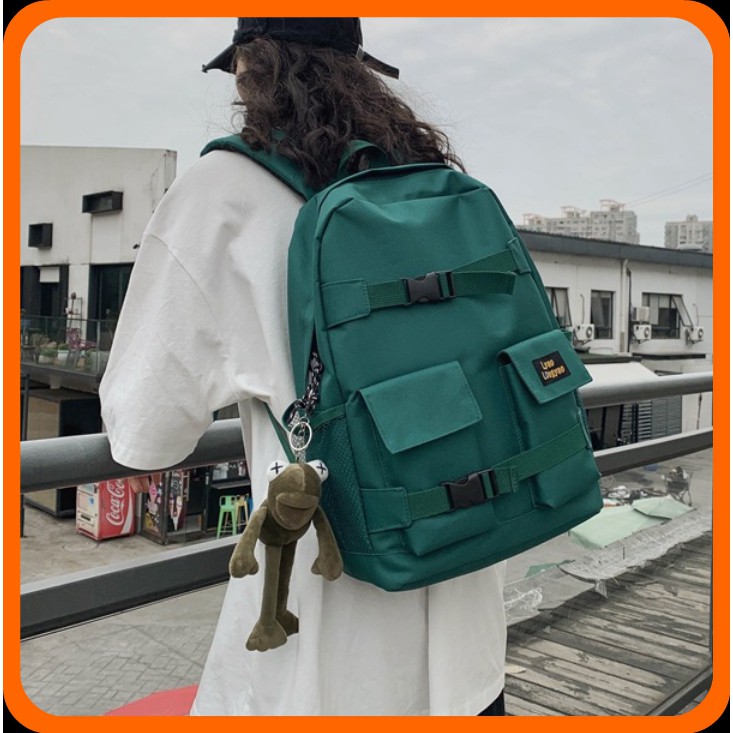 Balo unisex giá rẻ - Ulzzang thời trang đẹp độc chất, vải canvas đi học bền bỉ cho mọi lứa tuổi