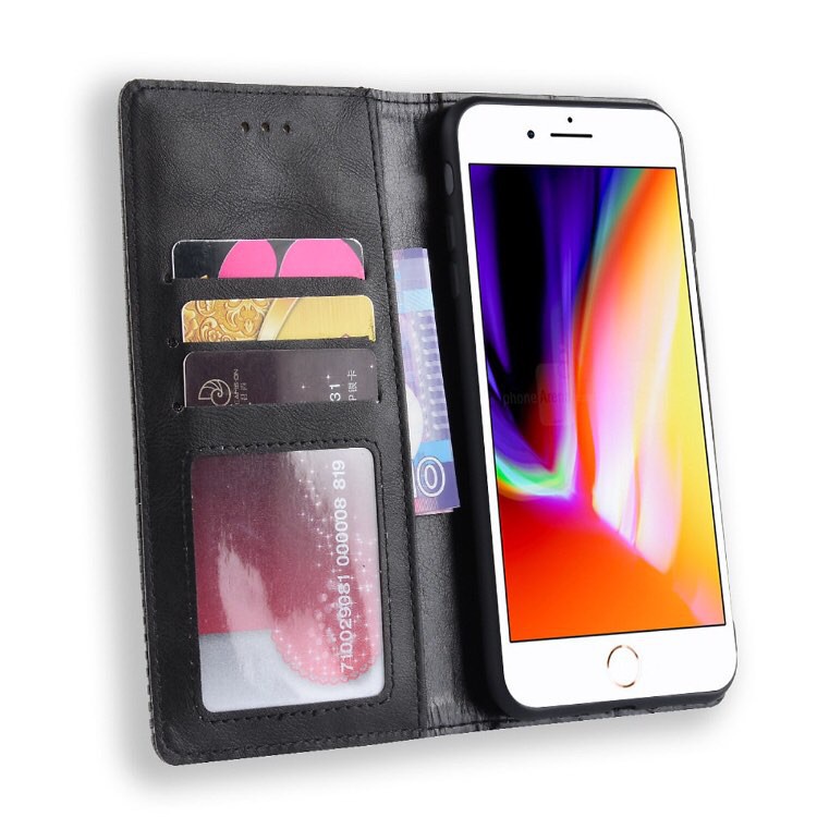 Bao da dạng ví iphone 6, 6s Plus, ip 7, ip 8, ip SE, ip 7 Plus, ip X, Xs, XR, Xs Max có nắp gập, ngăn đựng thẻ
