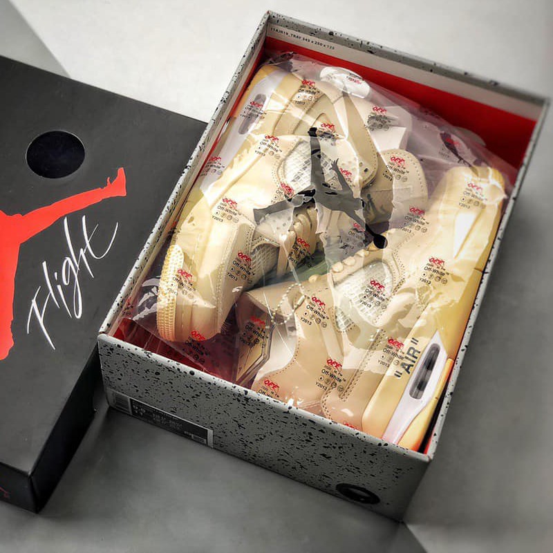 Giày jordan 4 off white thể thao sneaker nam nữ đế cao cao cấp full box | BigBuy360 - bigbuy360.vn