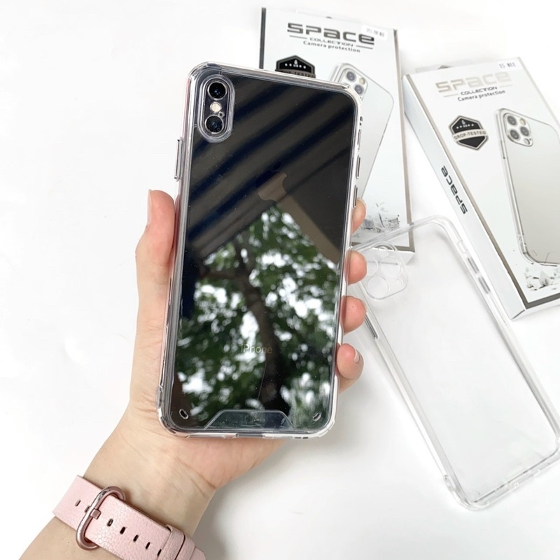 Ốp lưng IPhone xmax,ip 11 6.1 dẻo viềng chống sốc lưng nhựa trong