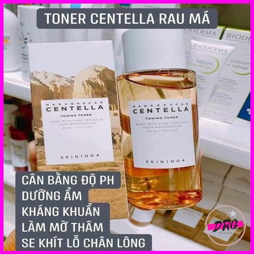 Toner Centella skin 1004, Nước hoa hồng Centella skin 1004 trong bộ sản phẩm nước cân bằng da Hàn Quốc