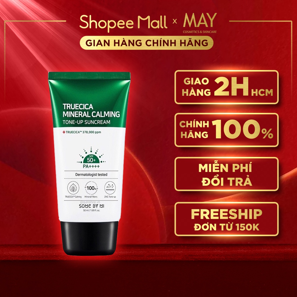 Kem Chống Nắng Some By Mi Truecica Mineral Calming Tone Up SPF50+/PA+++ 50ml