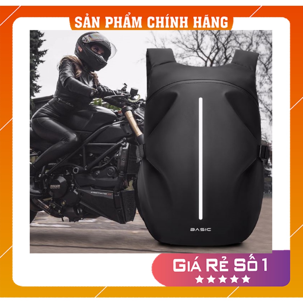 Balo chống thấm nước đi phượt Balo đôi cho nam nữ kiểu dáng thể thao đựng mũ bảo hiểm Size 15inch