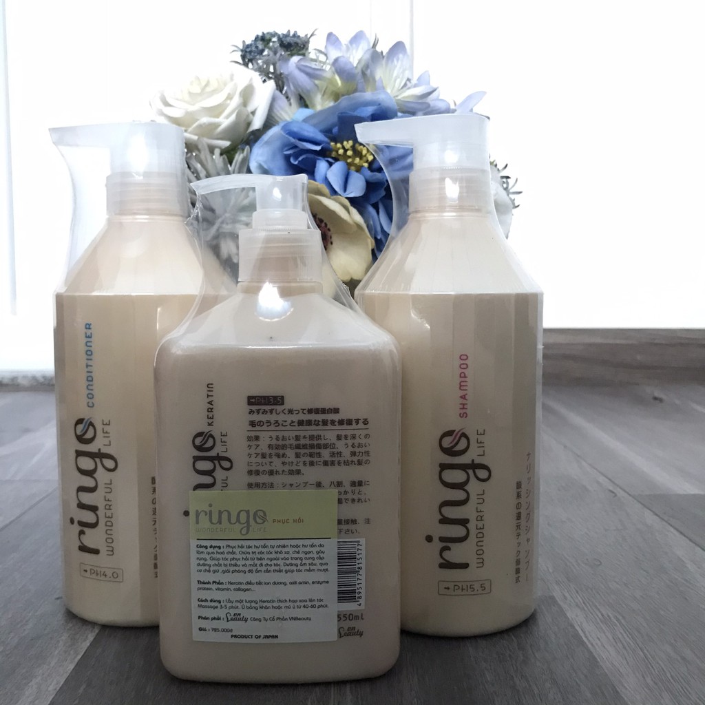 BỘ 3 SẢN PHẨM SIÊU PHỤC HỒI TÓC RINGO - NHẬT BẢN | BigBuy360 - bigbuy360.vn