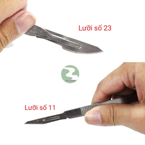 Dao mổ thú y Dương ninh Kèm 10 lưỡi dao số 23,11 DM08