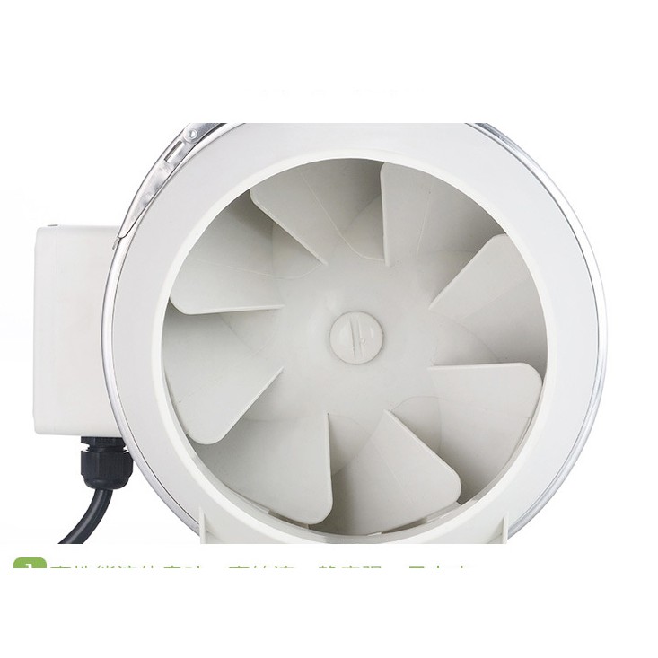 Quạt thông gió hút mùi đường ống 100mm - dùng cho nhà bếp công sở nhà vệ sinh không ồn