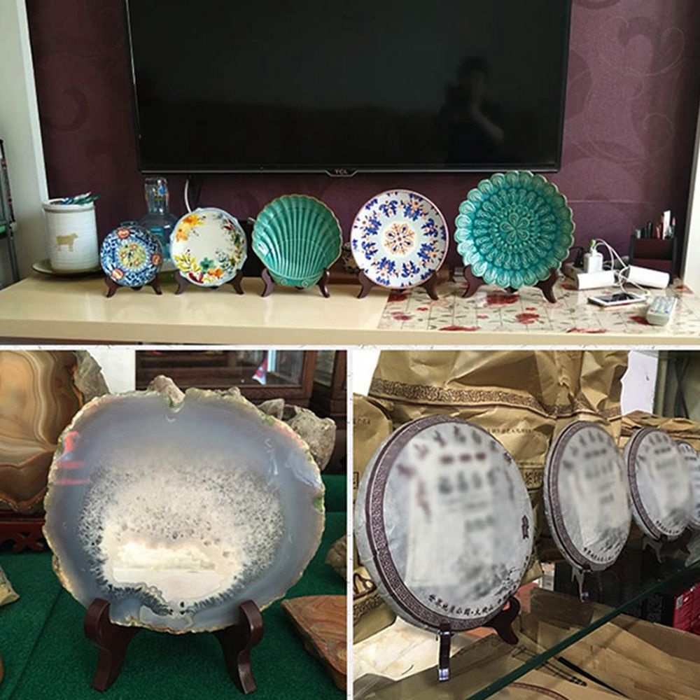 Giá đỡ trưng bày đĩa trang trí bằng gỗ đa năng kích thước 5/ 6/ 7/ 8inch