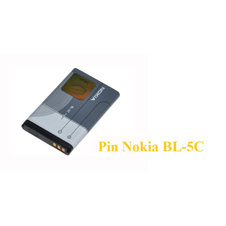 SỈ lẻ Pin nokia Bl 5C 5 ngày chưa sạc phù hợp cho máy 1280, 1200, 110i