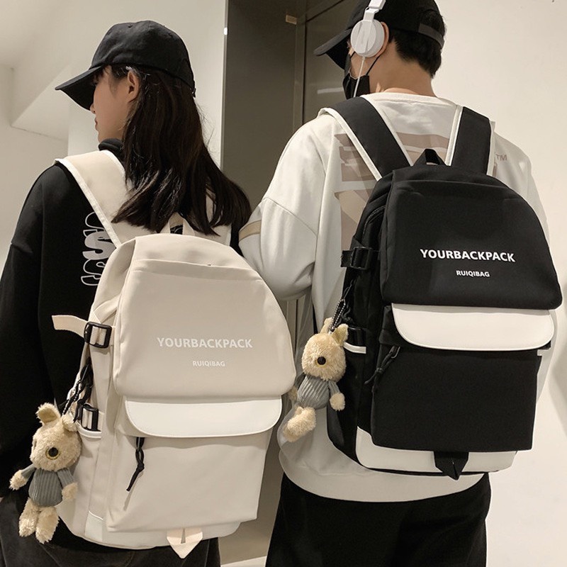 Balo đi học, túi du lịch Unisex cao cấp chống thấm nước dành cho học sinh sinh viên - Hàng Quảng Châu cao cấp (BL12)