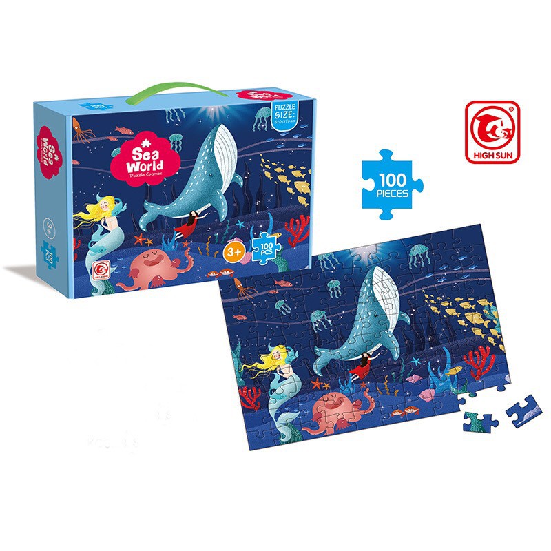 Xếp hình PUZZLE nhiều chủ đề 100 đến 180 mảnh